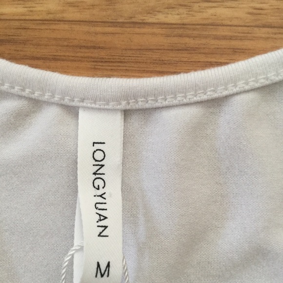 LONGYUAN White Sun Tank Dress Size M - Picture 9 of 10